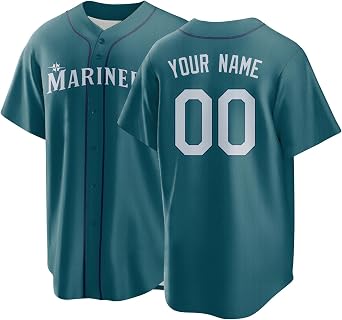 Custom Baseball Jersey for Men Women Personalized Baseball Shirts The Name Number and Logo for Sports Fans