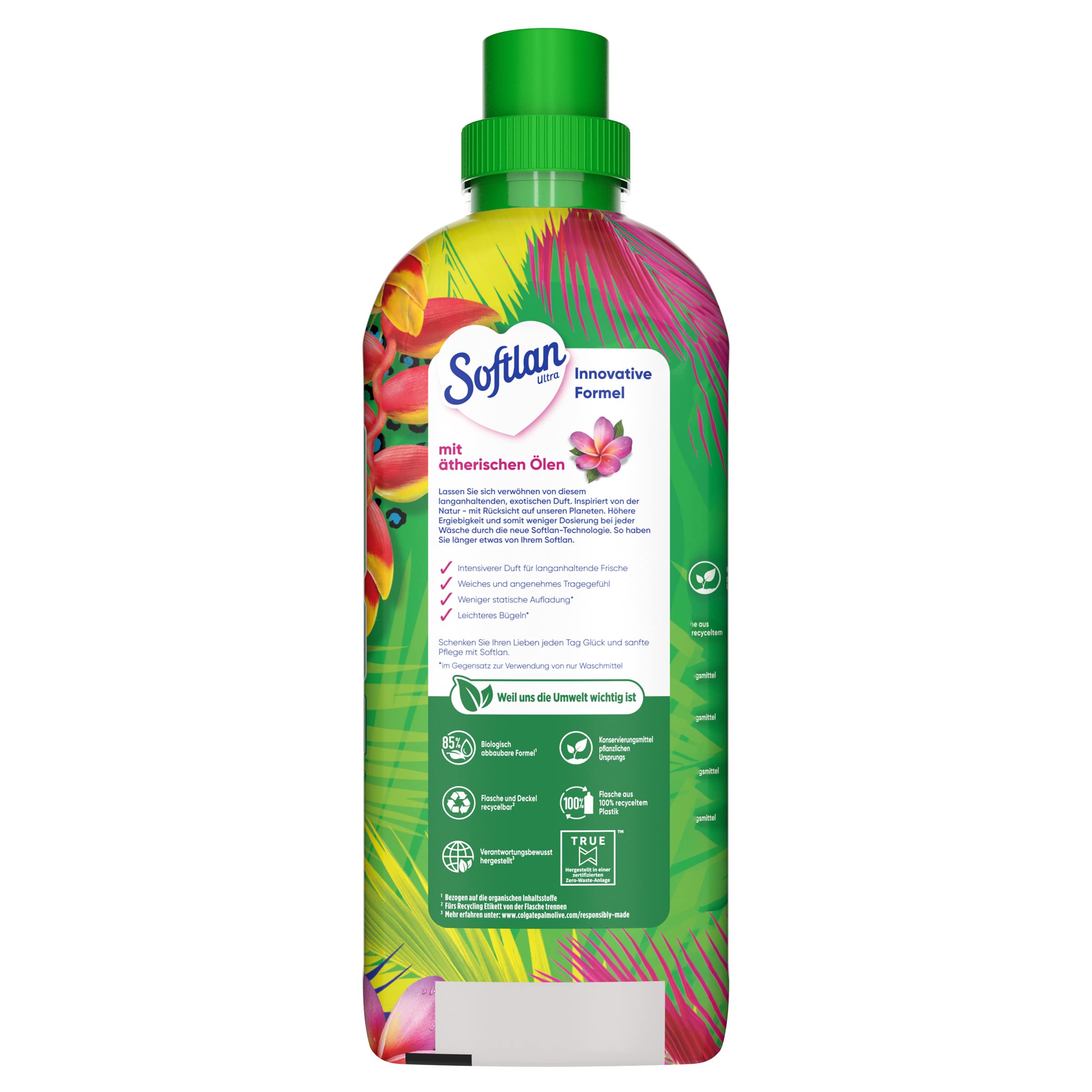Softlan Suavizante Bouquet de fragancias Paradise Collection 12 x 650 ml – Lavado suave y fresco de larga duración