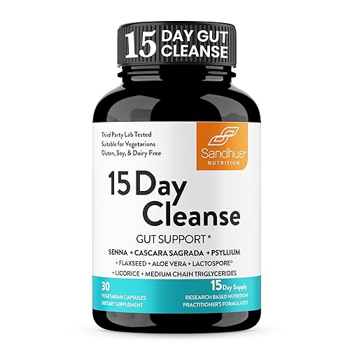 Sandhu's 15 Day Gut Cleanse Colon Detox for Women &