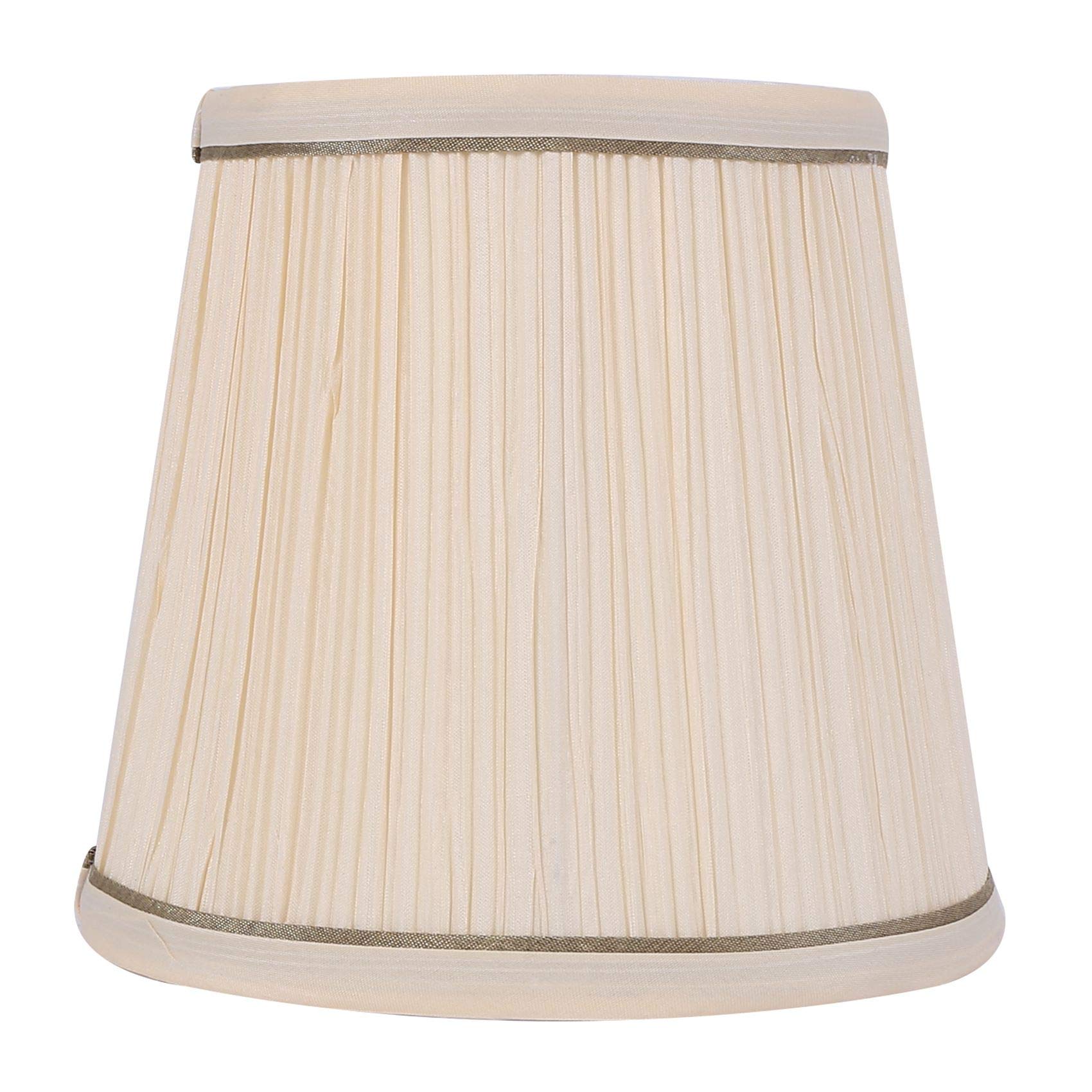 VENOAL Bedroom Minimalist Shade Cloth-Craft Hanging Lamp Wall Lamp Floor Lamp Light Fittings Lampshade Shell(Beige)