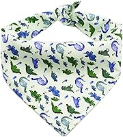 Vista 11 de Bubblepup Bandana para perros - Cómoda bufanda triangular de algodón para perros medianos y grandes
