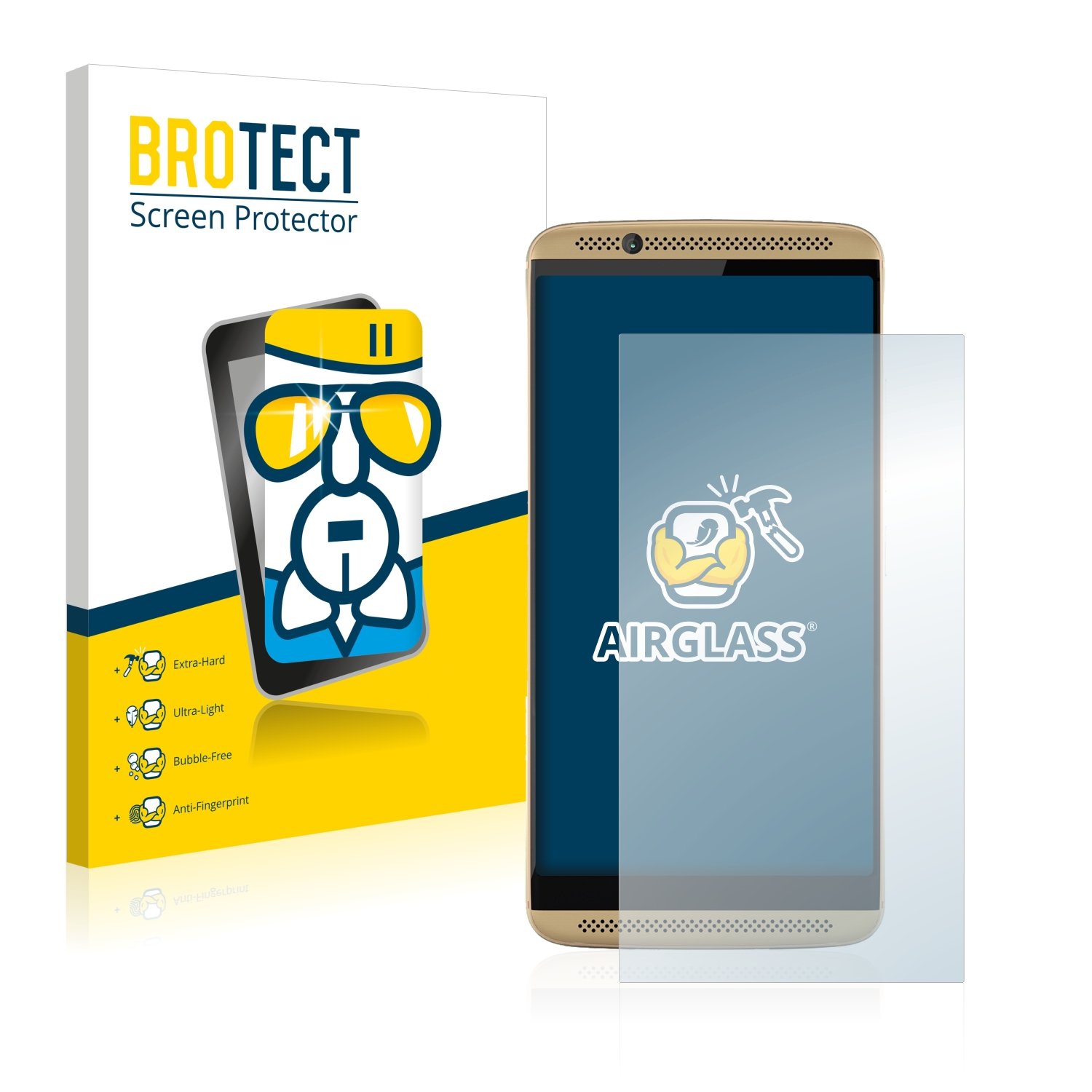 brotect Glass Screen Protector for ZTE Axon 20 5G [Extreme Hardness 9H