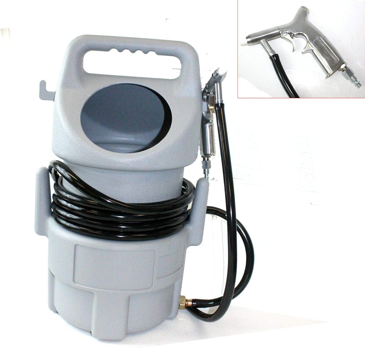Portable 50lbs Abrasive Blaster Sandblaster Gun Hopper & Hose Paint Rust Remover NEW,Jikkolumlukka