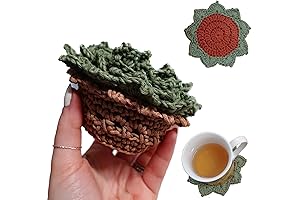 Funny Coasters: A Crochet Haven for Plant Lovers