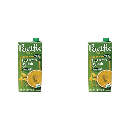 Pacific Foods Light in Sodium Organic Butternut Squash Soup, 32