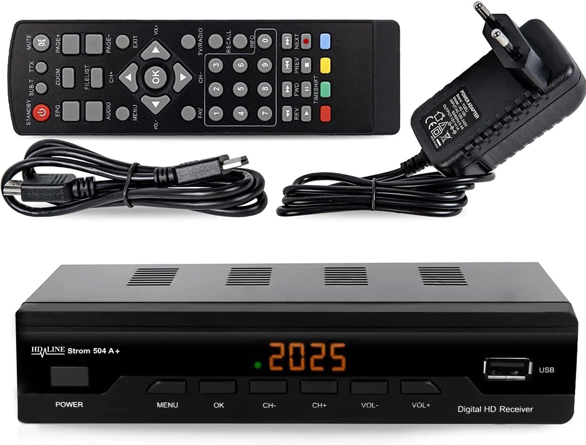 Strom 504 Multimedia Dvb-t DVB-T2 1080P Full HD HDMI and Scart/DOLBY DECODER/Reader/H.264/MPEG-2/4