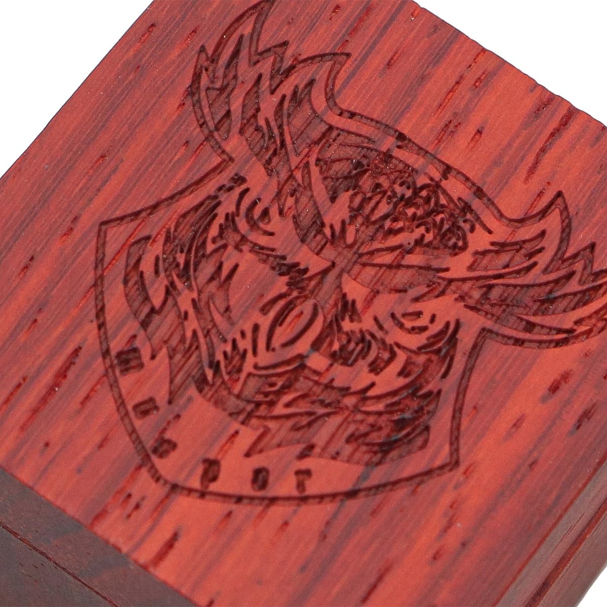 Alnicov Guitar Pick Storage Box Rosewood Pick Box Gift Box - Owl - Image 3
