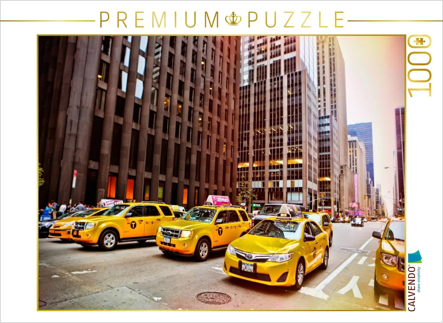 CALVENDO Puzzle New York - Seulement dans Un Taxi 1000 Pieces 64 x 48 cm from Peter Roder