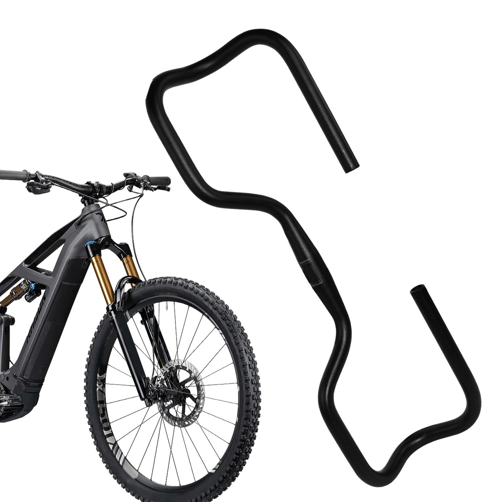 Fahrrad-Schmetterlings-Griff, Mountainbike, Schmetterlings-Lenker, Fahrradstütze, Lenker, Rennräder, Cruiser-Halterung | Fahrradstütze, Lenker, Rennräder, Cruiser-Halterung