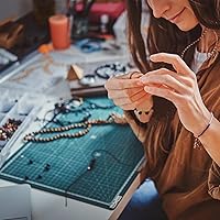 Vista 6 de Cordón de nailon de 0.031 in, hilo de nudo chino macramé pulsera de cola de rata trenzada (negro)