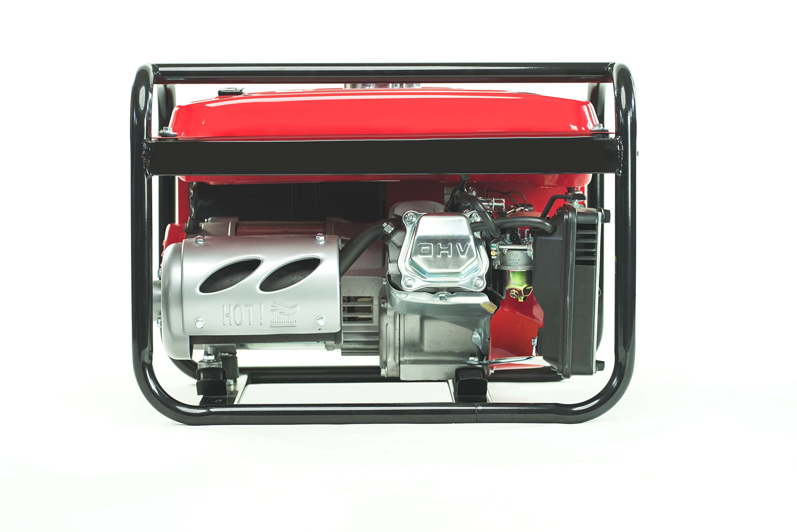 doitBau 3000 W BS3500 - Generatore di corrente a benzina con 3 KW di potenza massima e unità di emergenza 7 CV, 4 tempi AVR e protezione da sovraccarico con avviamento a fune