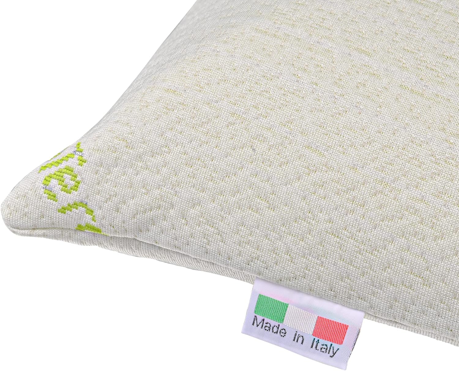 Cuscino Cervicale Memory Foam Made In Italy - Doppia Onda, Federa Aloe Vera, Antiacaro - Per Dormire E Viaggiare - Foto 12