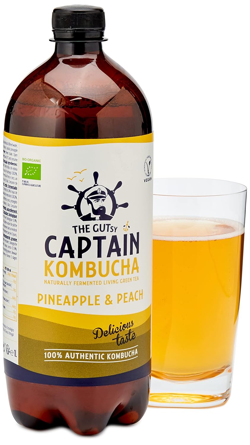 Captain Kombucha Pineapple Peach Splash 1000 ml Amazon.de