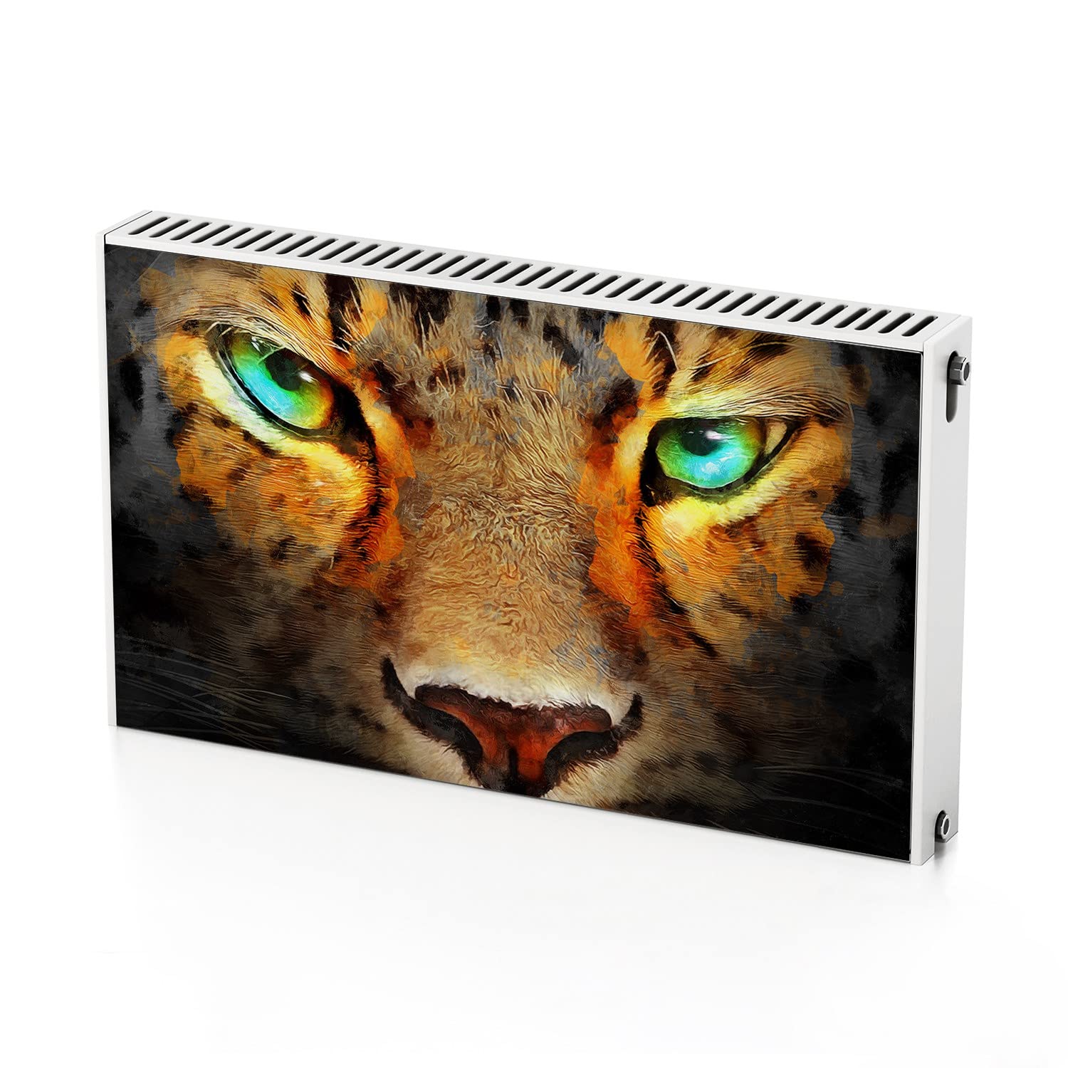 Tapis de radiateur magnétique Coloray motif guépard pour décoration thermique