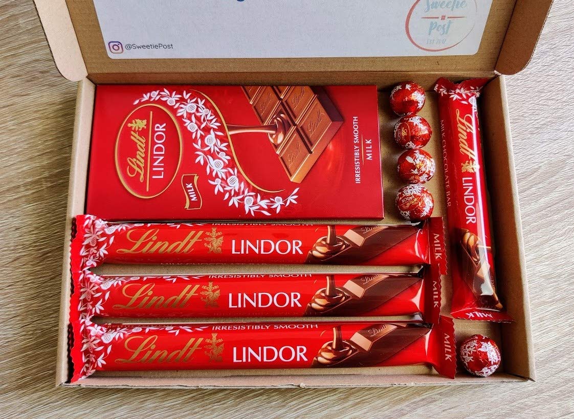 Lindt Lindor Milk Chocolate Gift Box Lindt Chocolate Hamper Lindt