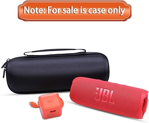 Miniatura 2 de LTGEM EVA Estuche De Transporte Duro Para JBL FLIP 765GRIP Altavoz Bluetooth Portátil Impermeable - Rojo