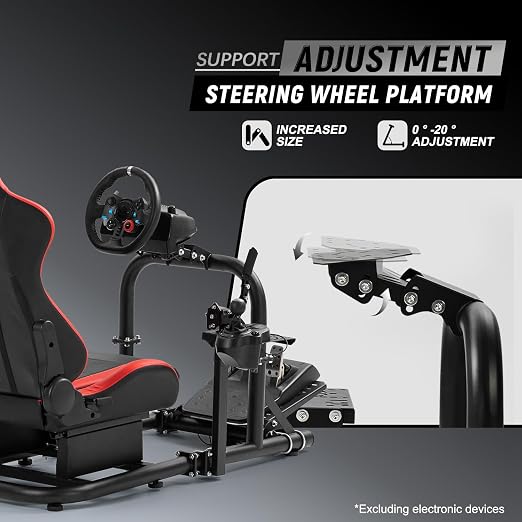 Simulador de manejo Supllueer Red cockpit-55 para Logitech y Fanatec miniatura 3