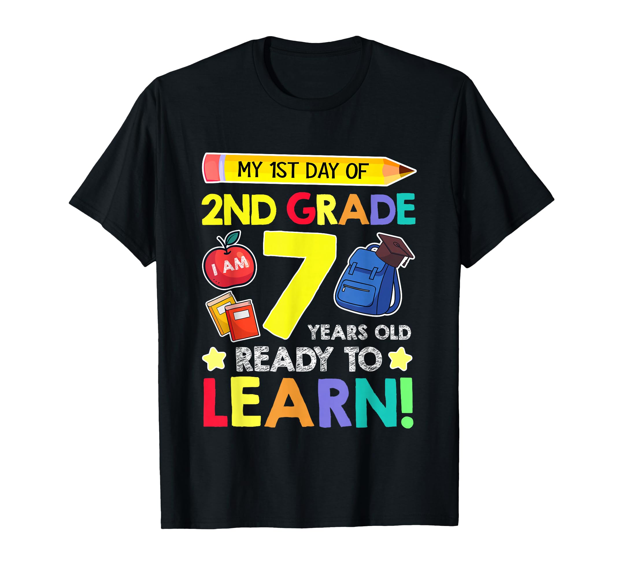 2nd Grade Back to First Day of School Gifts Boys Girls T-Shirt