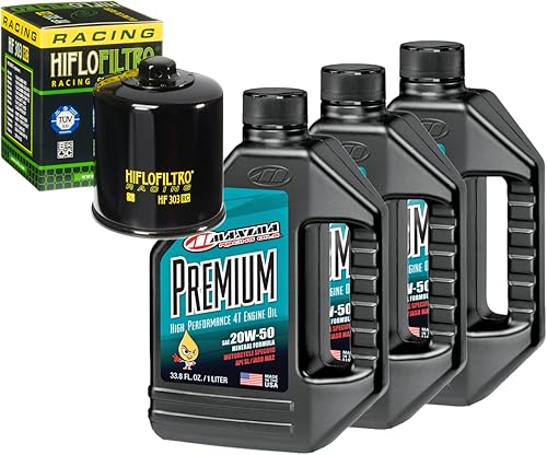 RAD Powersports Kit de cambio de aceite para Polaris 2010 Scrambler 500 4X4 Premium 4 20W-50