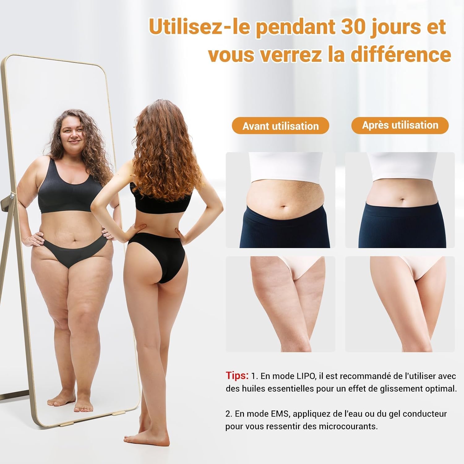 MYCARBON Masseur Anti Cellulite Appareil Électrique à Ventouse Mode EMS Infrarouge Aspiration Liposuccion Lifting Palper Rouler Minceur Raffermissement pour Visage, Ventre, Cuisse, Jambes, Bras