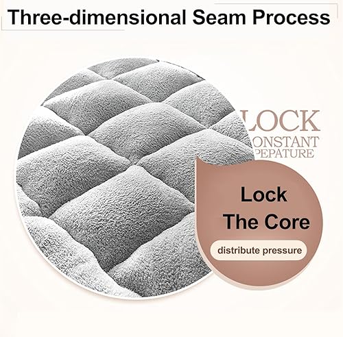 Miniatura 6 de Colchón de futón japonés para piso, portátil, tatami, colchón de campamento, colchoneta para dormir, colchón enrollable para sofá, cama, colchón