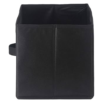Amazon｜不二貿易 収納ボックス ブラック 幅38×奥行25×高さ25cm