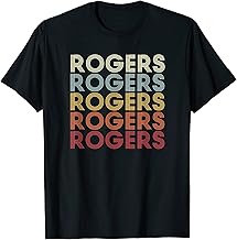 Rogers Arkansas Rogers AR Retro Vintage Text T-Shirt