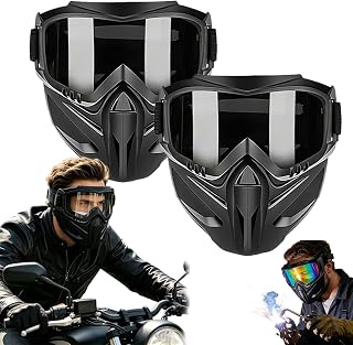 Snorkel Icon Multi-Functional Protective Face Mask – Auto-Darkening Welding Goggles, Anti-Fog Skiing Shield & Dustproof Yard Work Gear – All-Terrain Safety Mask