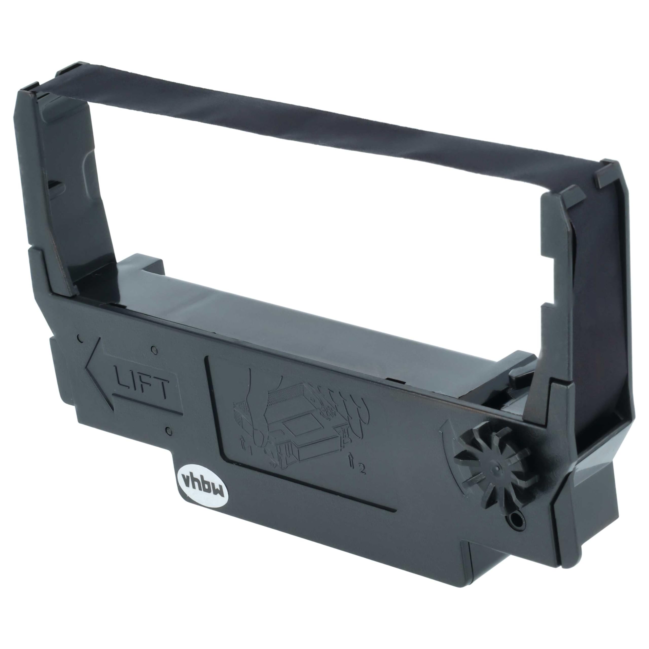 vhbw 5x Ruban encreur compatible Epson TM-U220B TM-U375 TM-U220D TM-U370 TM-U325 imprimante matricielle noir