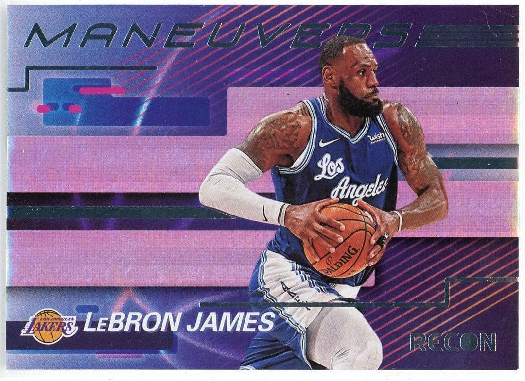 LeBron James 2020-21 Panini Recon Maneuvers Card #3 - Unsigned Basketball Cards