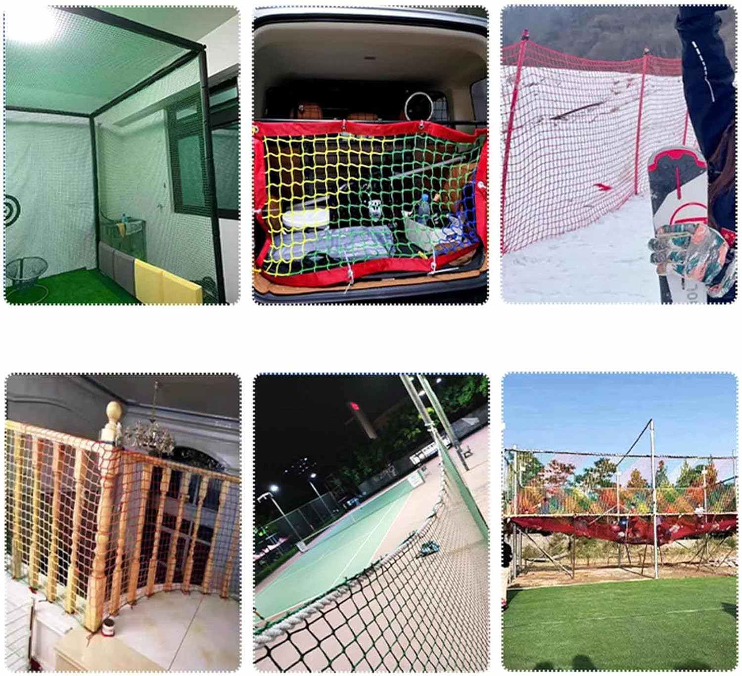 Suspension Bridge for Kids-5cm/4mm,Kids Cargo Net Cargo Net Playground Rope Bridge for Treehouse Playground Net Climbing Cargo Net,3.3X6.6FT(1X2M)