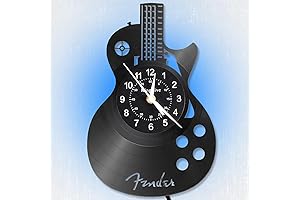 Music Wall Clock Guitar Vinyl Wall Clock 12” (30cm)