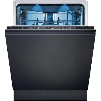 Siemens iQ500 Smart Fully Integrated Dishwasher 60 cm SN65EX12CE | Made in Germany, cutlery drawer, extra quiet, varioSpeed, 