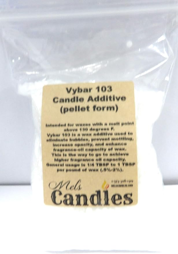 Mels Candles & More Vybar 103 5 Ounce Bag of Candle Wax