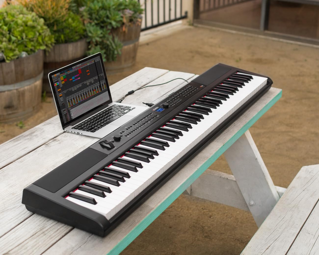 Artesia PE 88 Key Deluxe Digital Piano with ST1 Stand - Black - Image 8 thumbnail