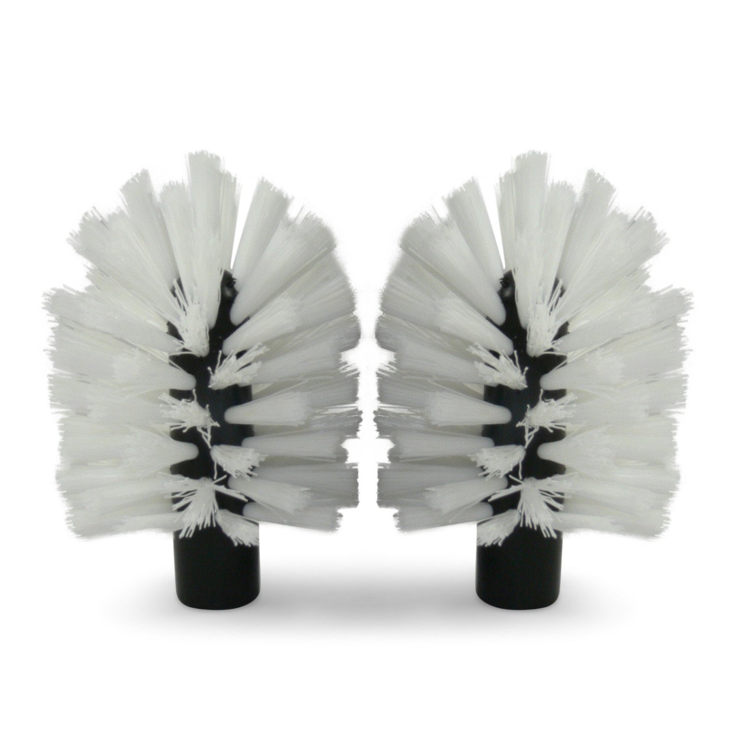 Brush Hero BH107 Replacement Brushes, Pair (Stiff- White/White)
