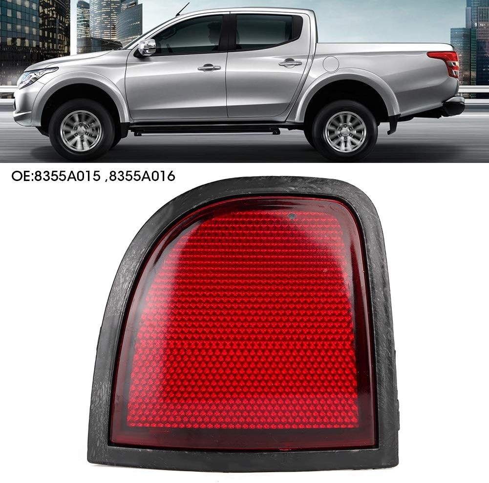 Zestaw tylnych reflektorów samochodowych Duokon lewy reflektor tylnego zderzaka pasuje do MITSUBISHI TRITON L200 8355A015