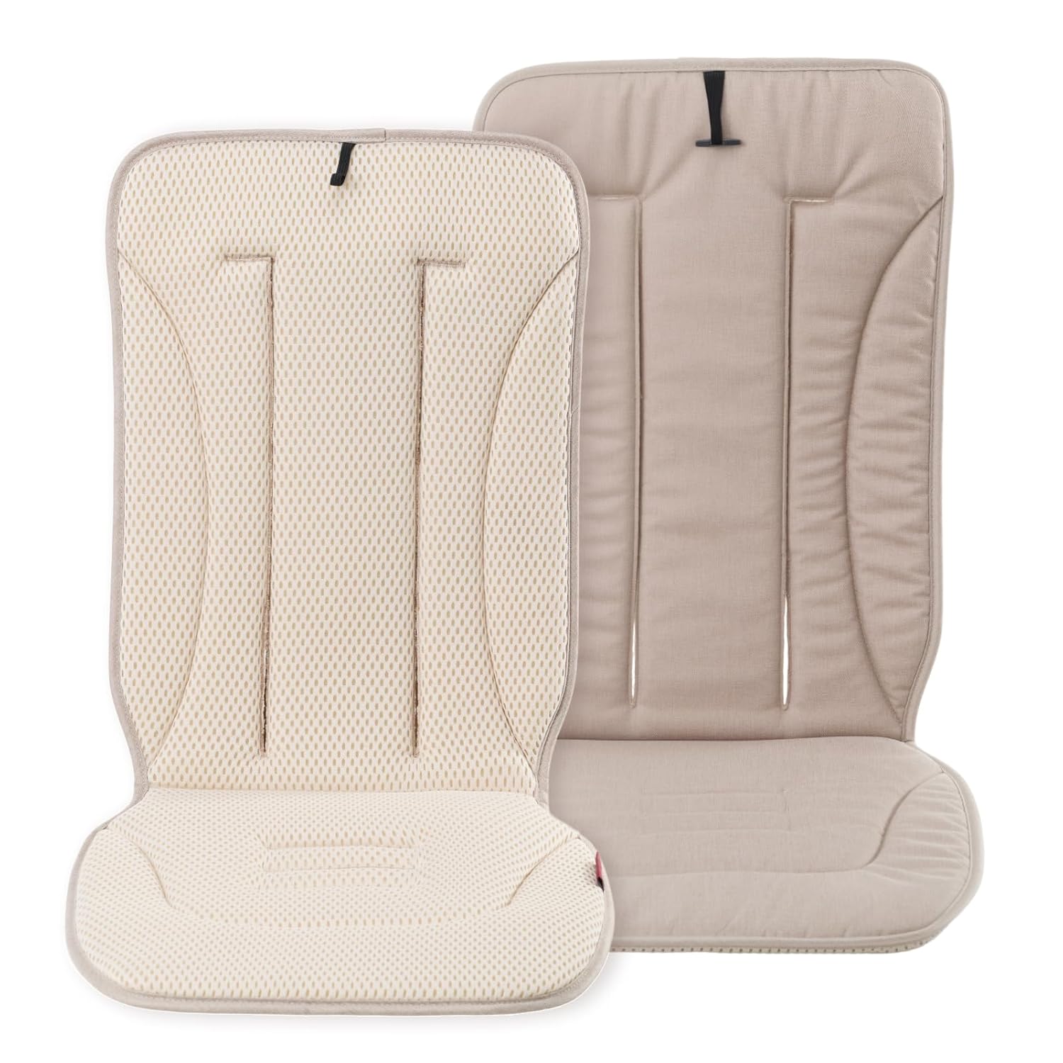Momcozy Reversible Stroller Seat Liner, Water-Resistant & Easy Clean Side, Breathable & Comfortable Mesh Side, Universal 3-Hole Adjustable Design, All-Season Cushion Pad for Strollers, Carriages