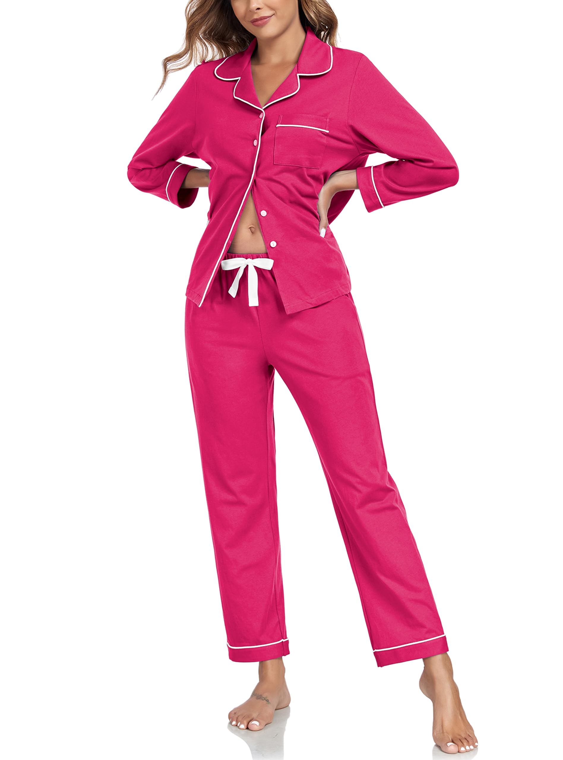 EA'S SECRET Herren-Pyjama-Set aus 100% Baumwolle, kurzärmeli