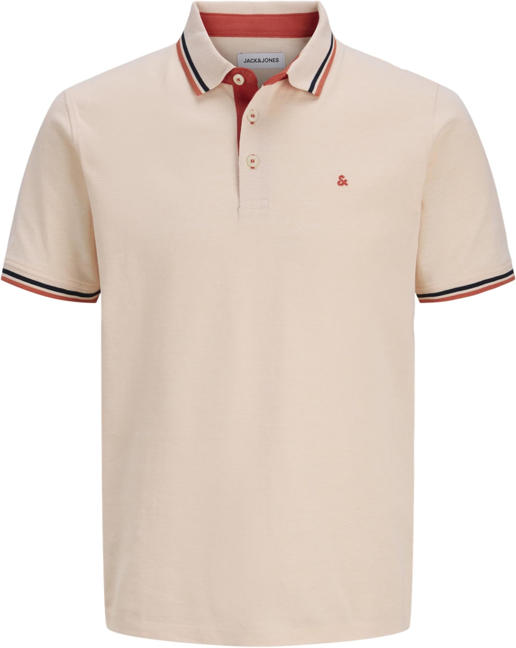 Mens Jjebasic Plain Polo Shirt SS Noos Regular Fit Polo-Shirt (pack of 1)