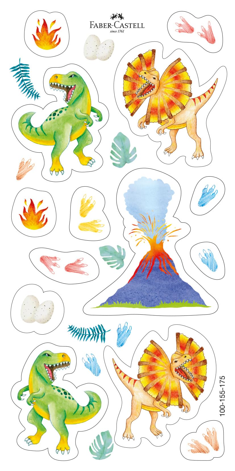 Faber-Castell Colour Pencil Colour Grip dinosaurus 10+3 - Image 3