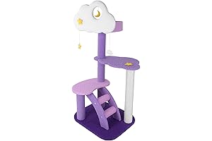 Lucky Monet 43 Inches Cat Tree Tower: A Purrfect Playground for Your Feline Friend