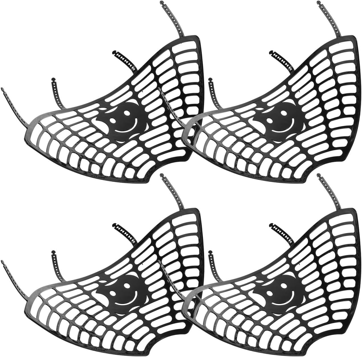 POPETPOP Children Bike Seat Protective Mesh Back Seat Net 4-Pack Lightweight Durable Safety Guard Bike Accessories for Kids