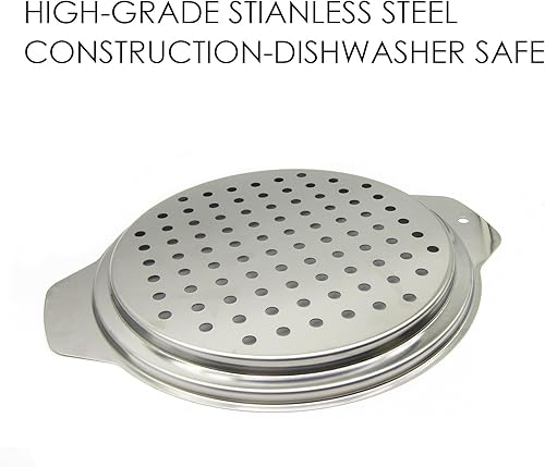 Miniatura 9 de Hicook Tapa para hacer Spaetzle de acero inoxidable con raspador tradicional alemán para hacer fideos para huevos