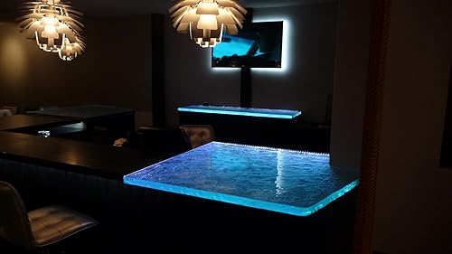 Vista 6 de Inspired LED - Tira de luz - Kit de corte y conexión - Azul superbrillante - 39.5 pies/12M - Tira de iluminación LED - LED regulable