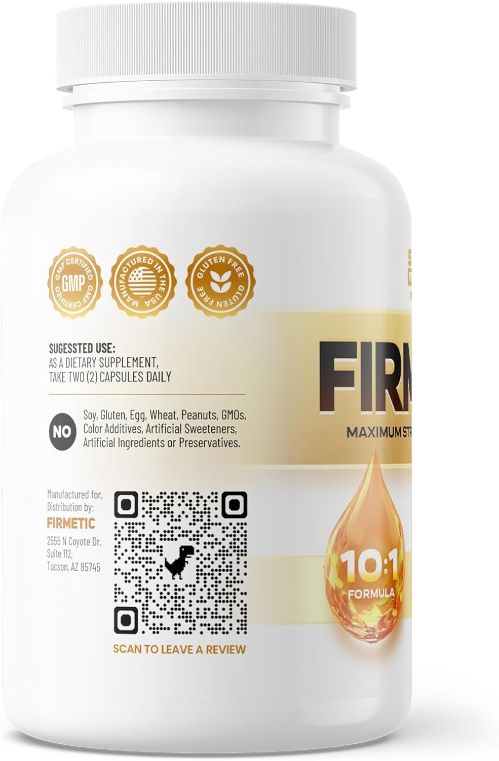 Firmetic: Water Pill For Your Swollen Foot, Leg, or Ankle - Reduce Water Retention & Swelling with Natural Water Pills - Firmetic Includes These Diuretic Supplements: B6, Caffeine, Dandelion & More.