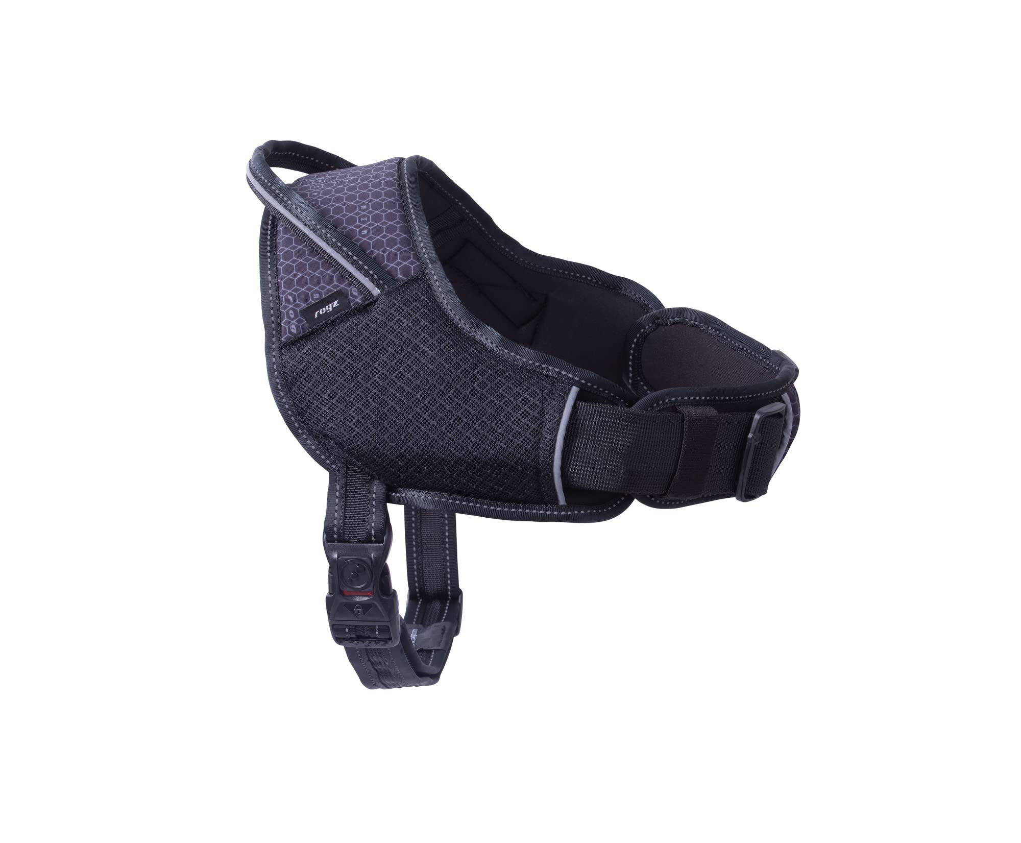Harnais Rogz AirTech Noir M/L rembourré et ultra léger