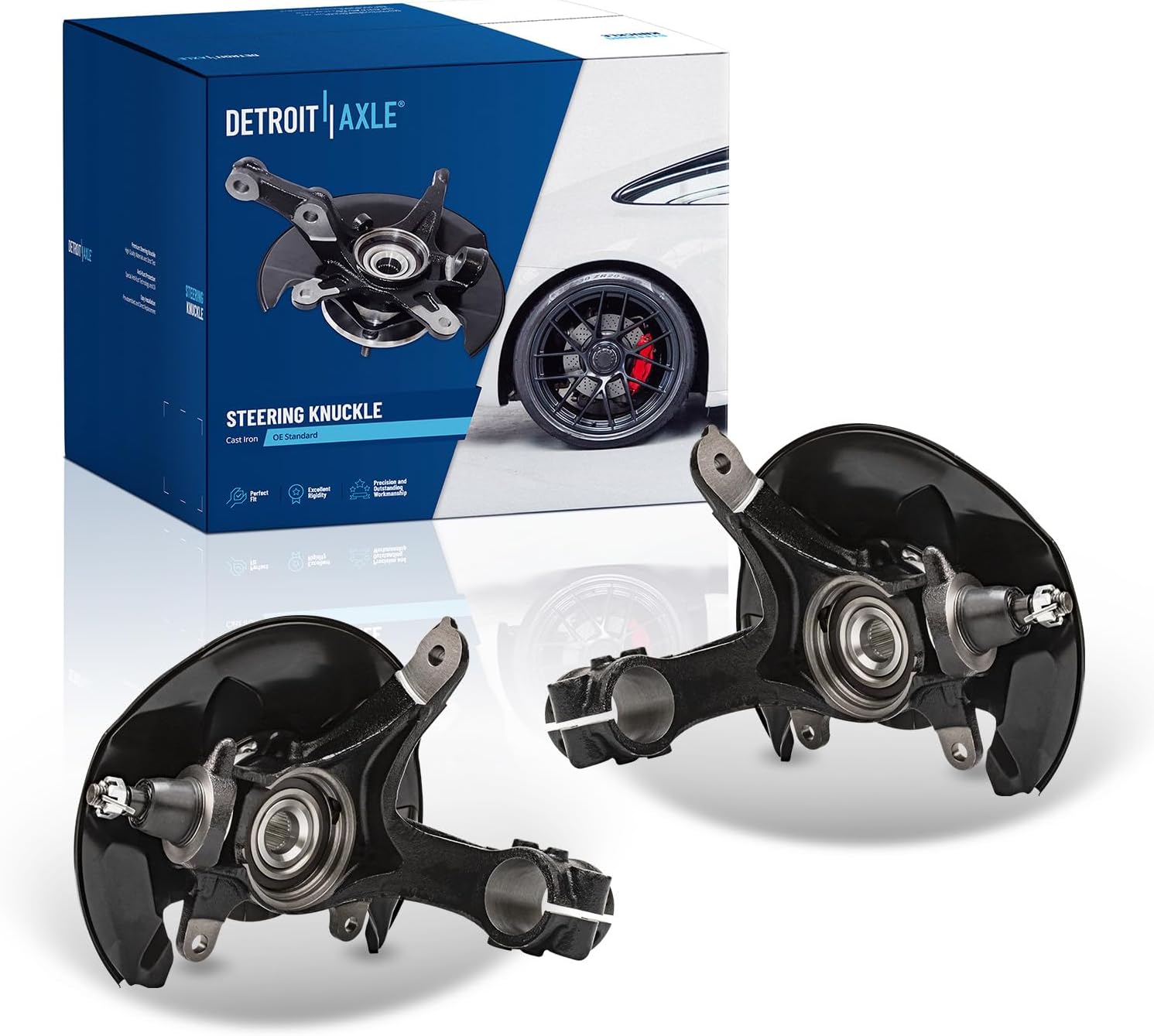 Detroit Axle Front 2pc Steering Knuckles for 1316 Honda
