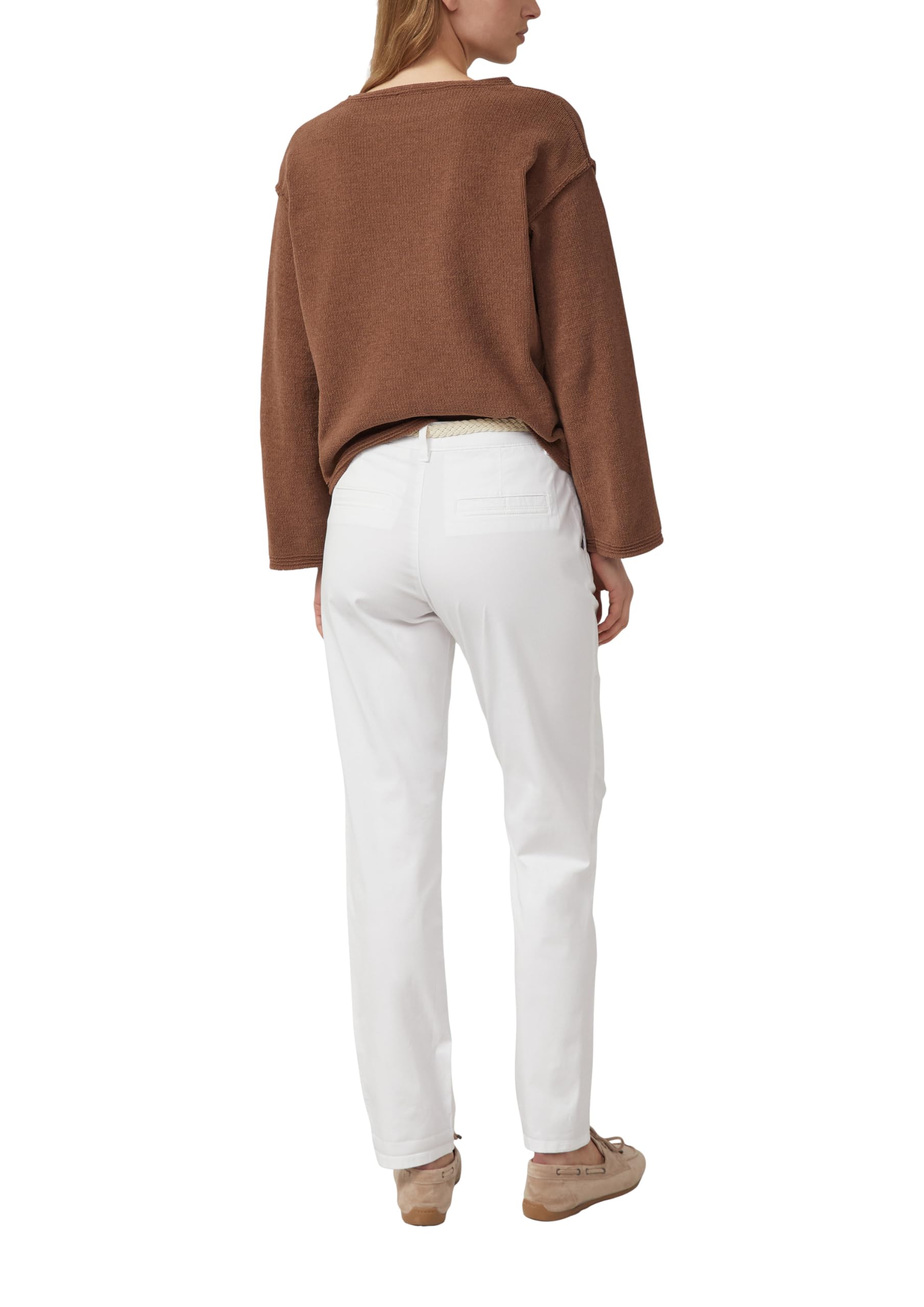 s.Oliver Damen Chino mit Gürtel Chino mit Geflochtenem Gürtel
