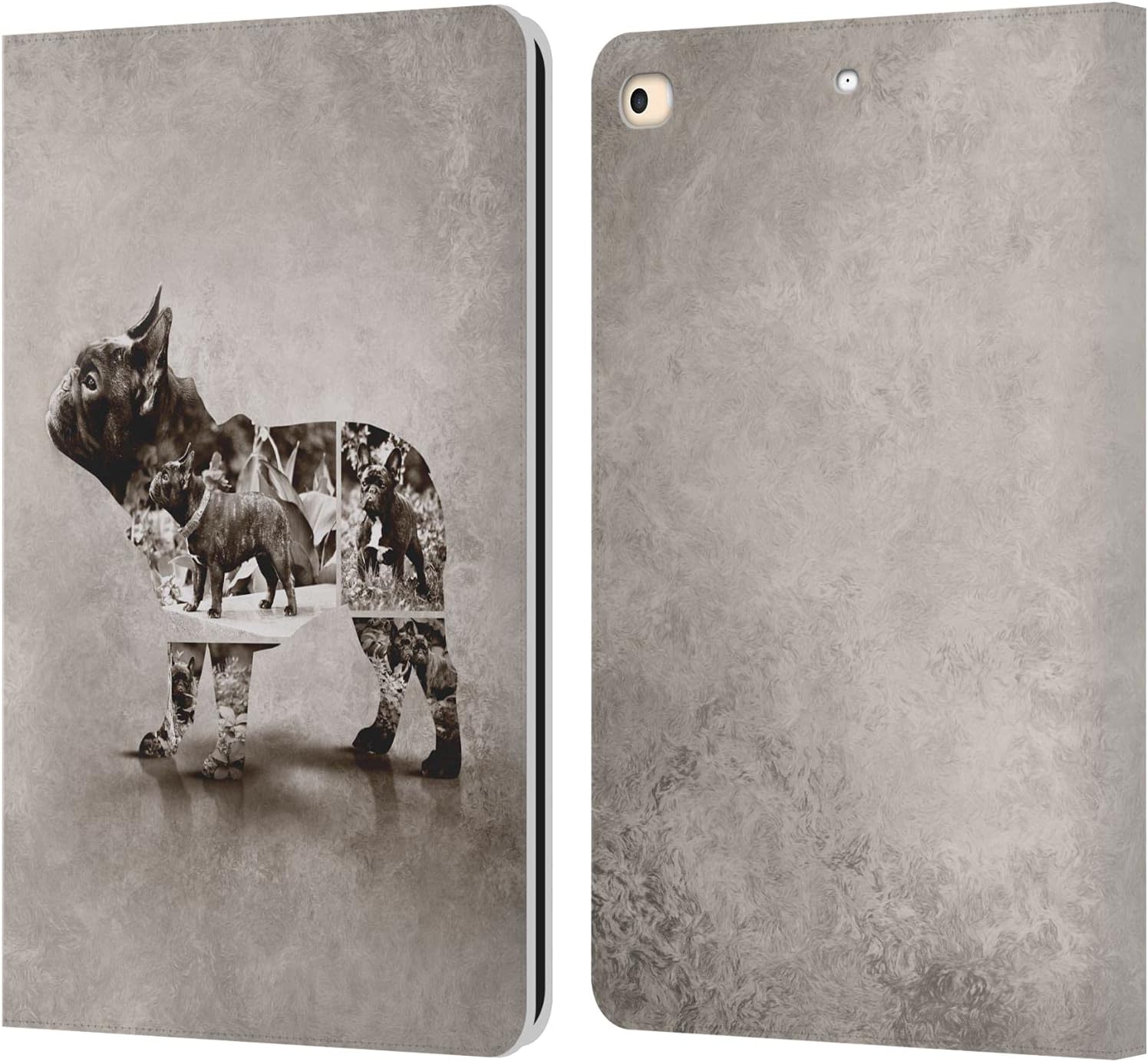 Head Case Designs Officially Licensed Klaudia Senator Butterfly French Bulldog Leather Wallet Case Compatible with Apple iPad Pro 13 M4 2024